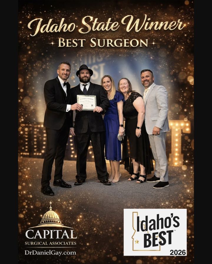 Dr. Daniel Gay earns Gold for Best Surgeon in Idaho